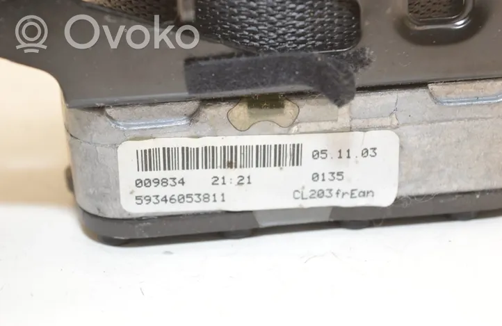 Mercedes-Benz C W203 Ceinture de sécurité avant A2038680722