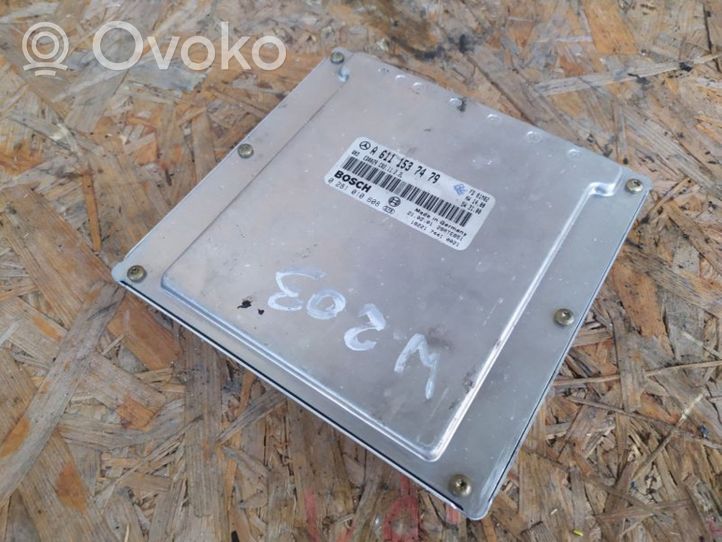 Mercedes-Benz 100 W631 Motora vadības bloka ECU A6111537479