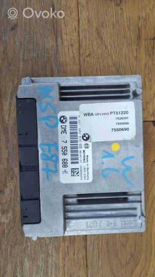 BMW 1 E81 E87 Unidad de control/módulo ECU del motor 7550688-01