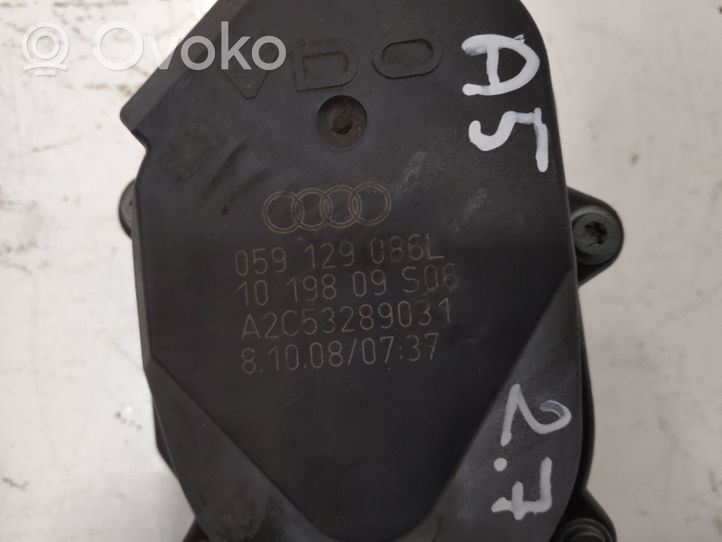 Audi A5 8T 8F Attuatore/motore della valvola del collettore di aspirazione 059129086L