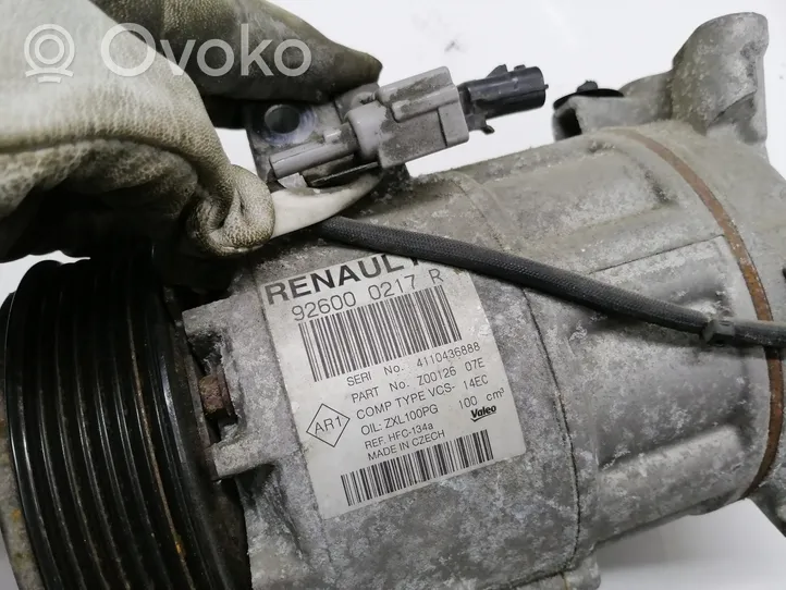 Renault Captur Kompresor / Sprężarka klimatyzacji A/C 926000217R