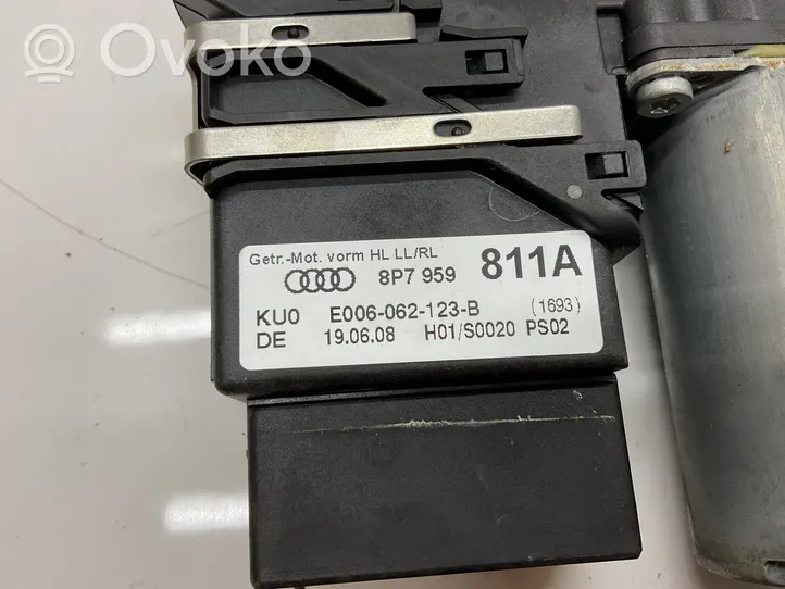 Audi A3 S3 8P Galinis varikliukas langų pakėlėjo 8P7959811A