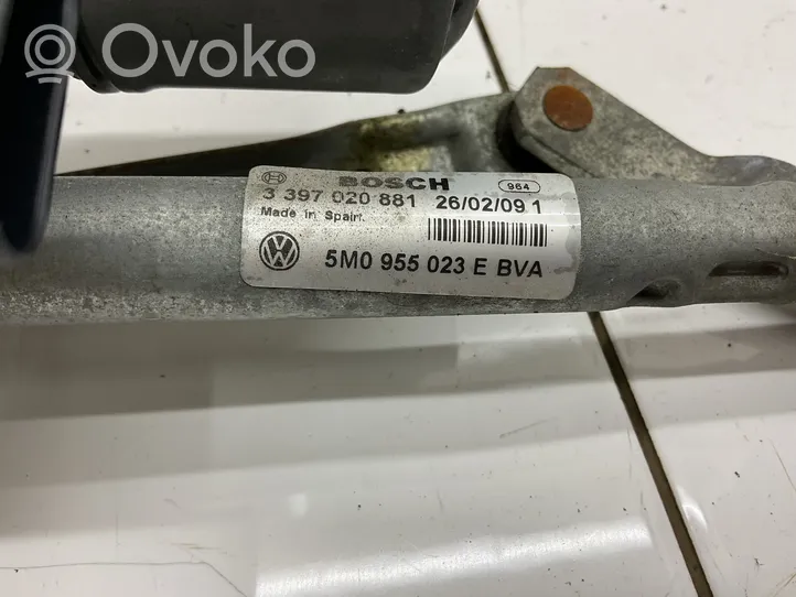 Volkswagen Golf Plus Front wiper linkage and motor 5M0955023E