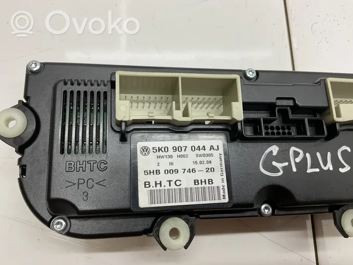 Volkswagen Golf Plus Climate control unit 5K0907044AJ