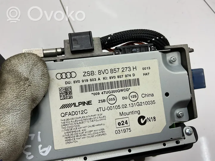 Audi A3 S3 8V Monitor / wyświetlacz / ekran 8V0857273H