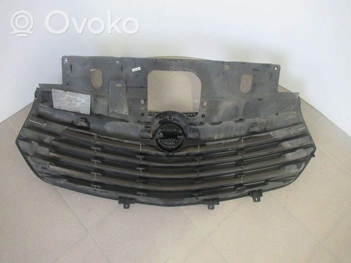 Opel Vivaro Front bumper upper radiator grill 93868859