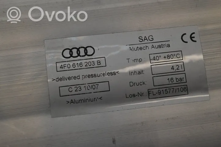 Audi A6 S6 C6 4F Depósito/tanque de la suspensión neumática 4F0616203B