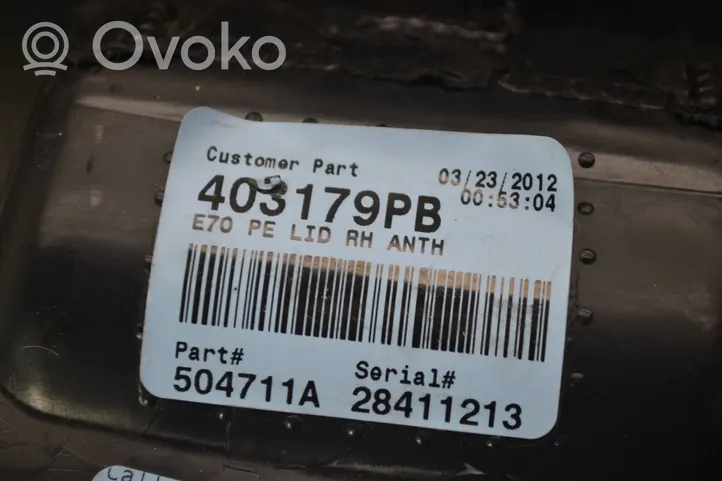 BMW X5 E70 Dolny panel schowka koła zapasowego 403179PB