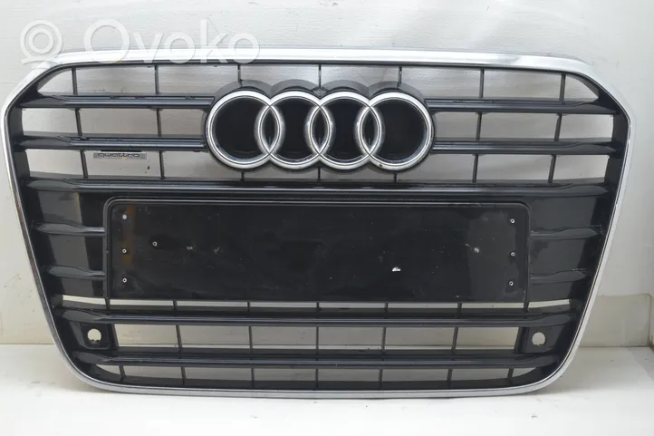 Audi A6 S6 C7 4G Grille calandre supérieure de pare-chocs avant 4G0853653