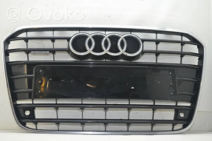 Audi A6 S6 C7 4G Grille calandre supérieure de pare-chocs avant 4G0853653