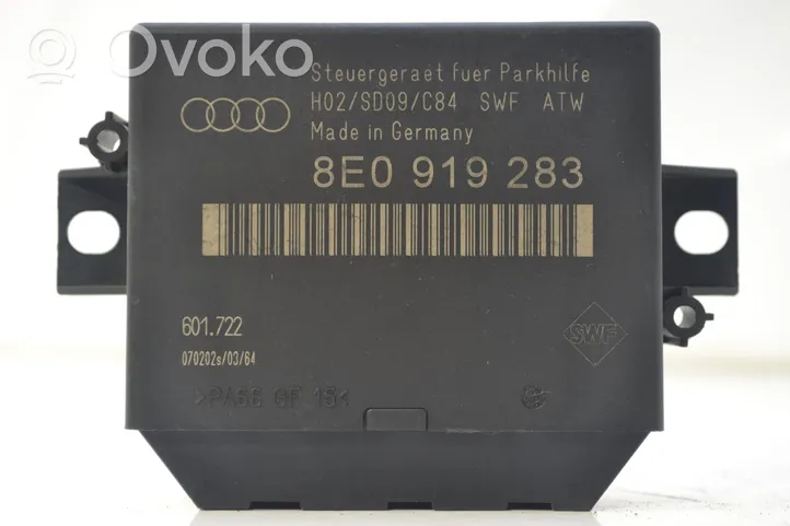 Audi A4 S4 B7 8E 8H Centralina/modulo sensori di parcheggio PDC 8E0919283