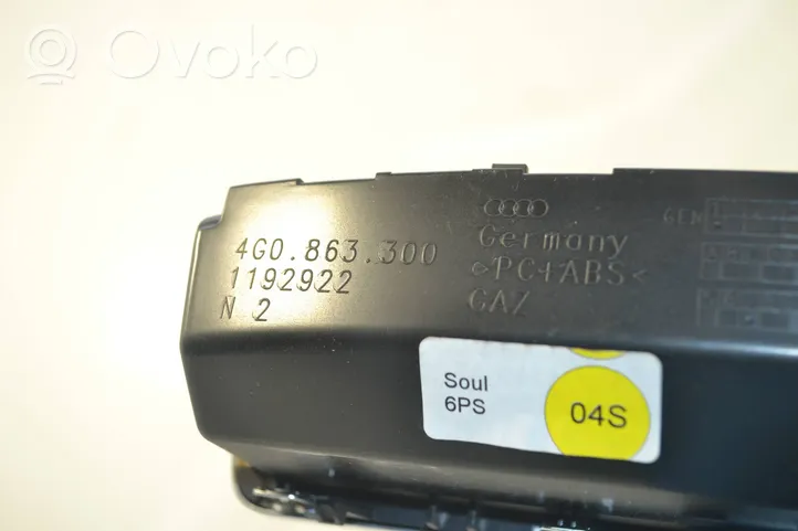 Audi A6 S6 C7 4G Consolle centrale del vano portaoggetti 4G0863300