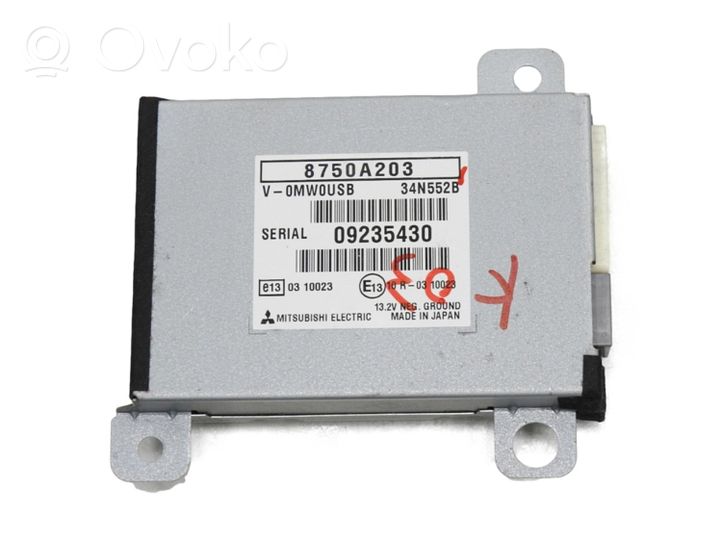 Mitsubishi ASX GPS-navigaation ohjainlaite/moduuli 8750A203