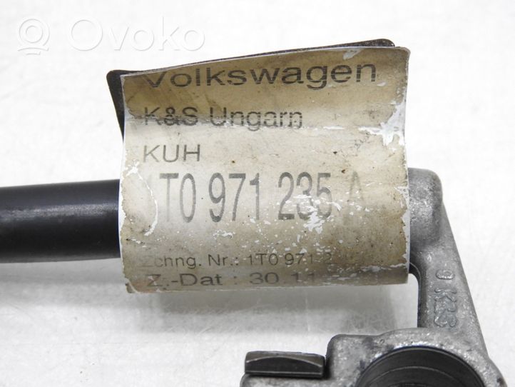 Volkswagen Golf VI Câble négatif masse batterie 1T0971235A