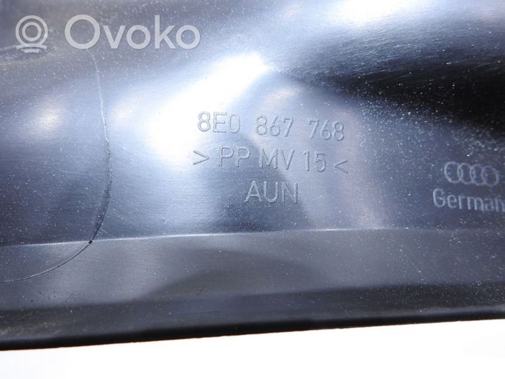 Audi A4 S4 B6 8E 8H Osłona / Nakładka progu 8E0867768