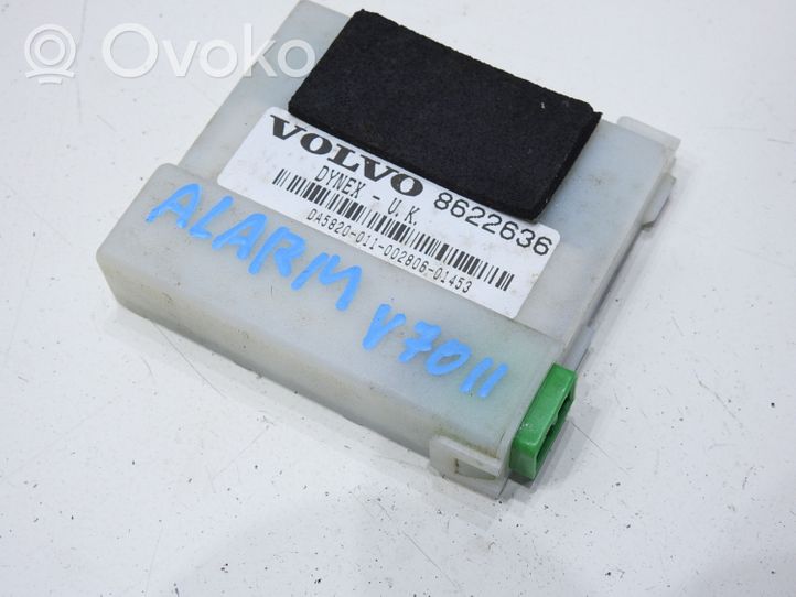 Volvo V70 Hälytyksen ohjainlaite/moduuli 8622636