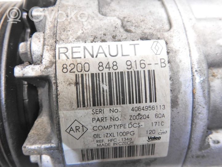 Renault Latitude (L70) Compresor (bomba) del aire acondicionado (A/C)) 8200848916