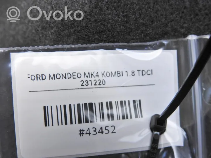Ford Mondeo MK IV Rivestimento pannello laterale del bagagliaio/baule 7S71N31148AH3ZHE