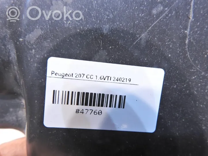 Peugeot 207 CC Osłona tylna podwozia 9680671280