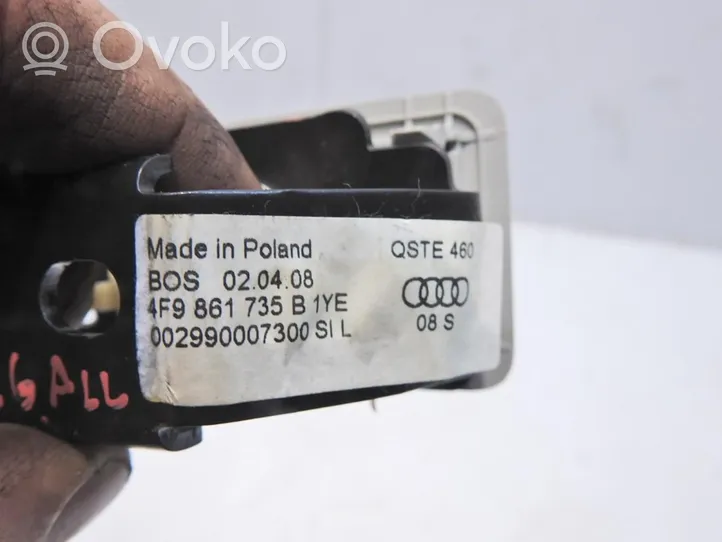 Audi A6 Allroad C6 Staffa di montaggio copertura ripiano portaoggetti 4F9861735B