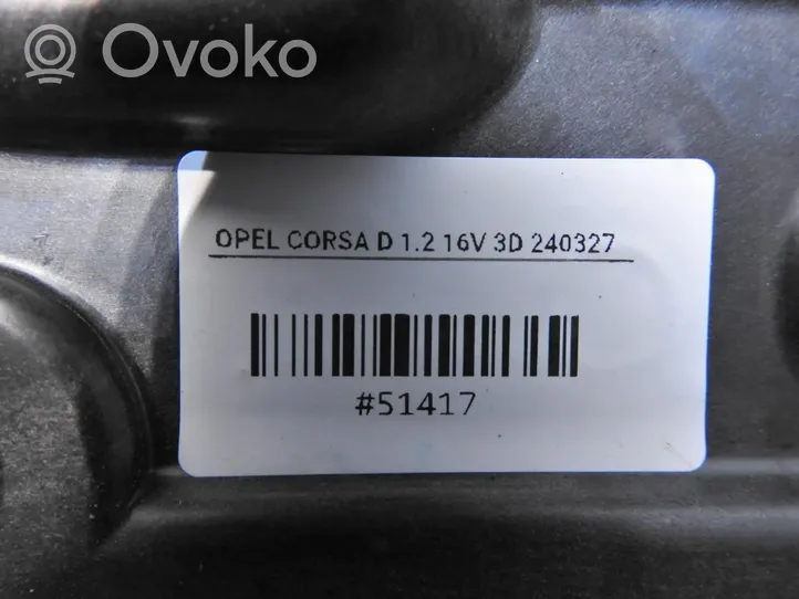 Opel Corsa D Akumuliatoriaus dėžė 13296473