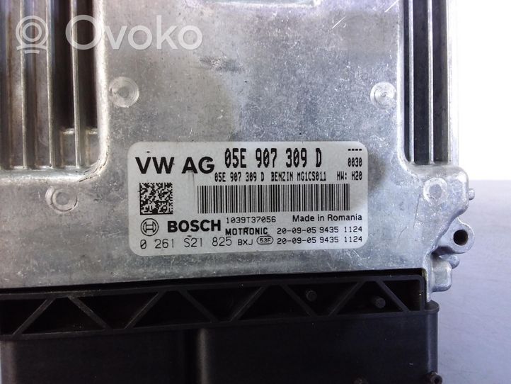 Volkswagen Golf Sportsvan Komputer / Sterownik ECU silnika 05E907309D