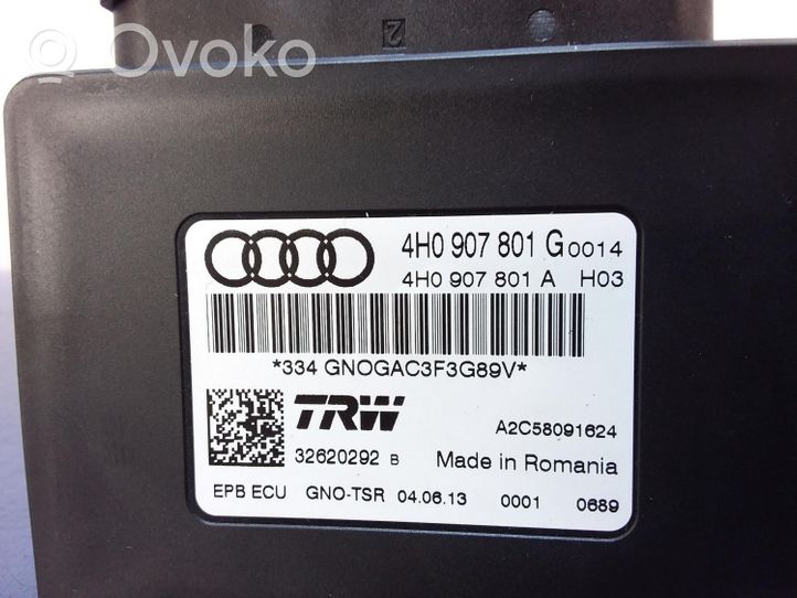 Audi A6 Allroad C7 Unité de commande, module PDC aide au stationnement 4H0907801G