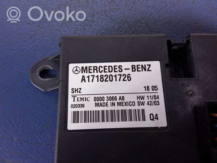 Mercedes-Benz SLK R171 Pysäköintitutkan (PCD) ohjainlaite/moduuli A1718201726