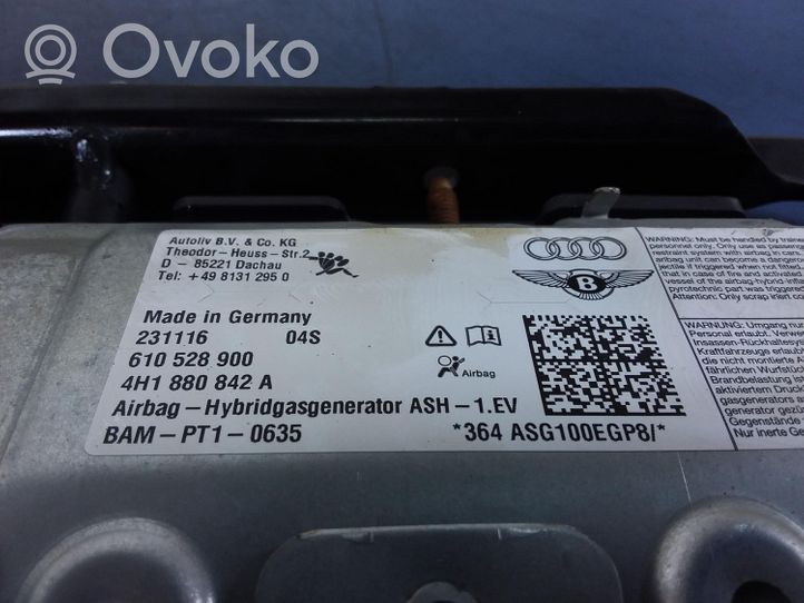 Audi A8 S8 D4 4H Ceļu drošības spilvens 4H1880842A