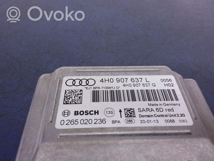 Audi A8 S8 D4 4H Centralina/modulo sensori di parcheggio PDC 4H0907637L