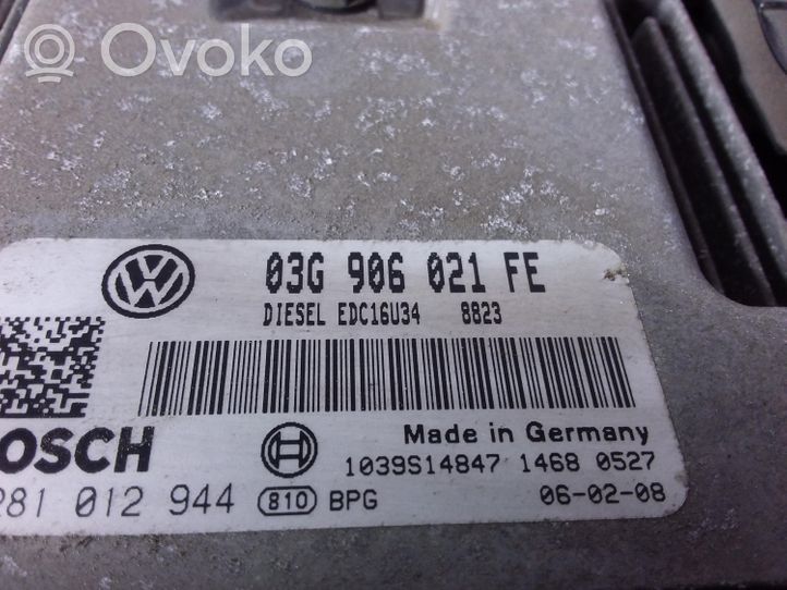 Volkswagen Touran I Moottorin ohjainlaite/moduuli (käytetyt) 03G906021FE