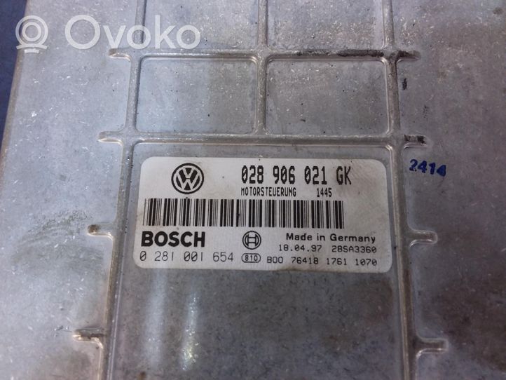 Volkswagen PASSAT B5 Moottorin ohjainlaite/moduuli (käytetyt) 028906021GK