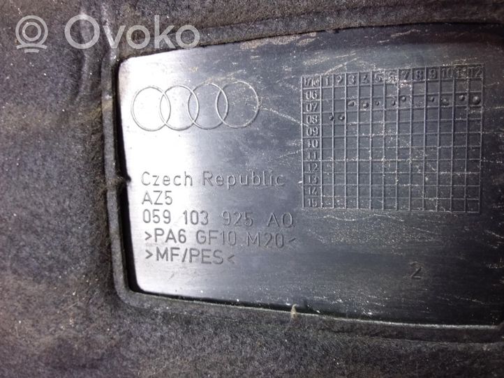 Audi A5 8T 8F Priekinės važiuoklės dugno apsauga 059103925AQ
