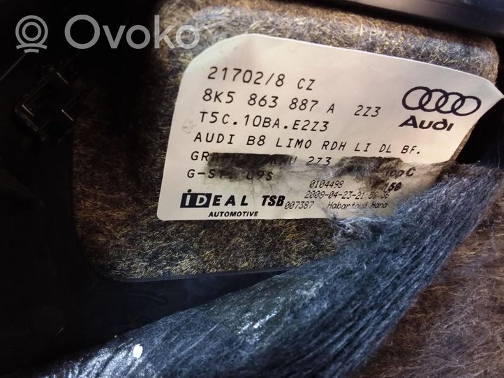 Audi A4 S4 B8 8K Muu kynnyksen/pilarin verhoiluelementti 8K5863887A