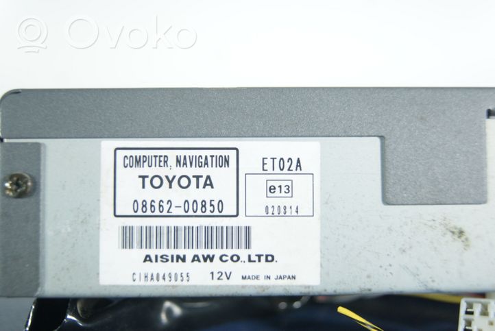 Toyota Avensis Verso Panel / Radioodtwarzacz CD/DVD/GPS 08662-00850
