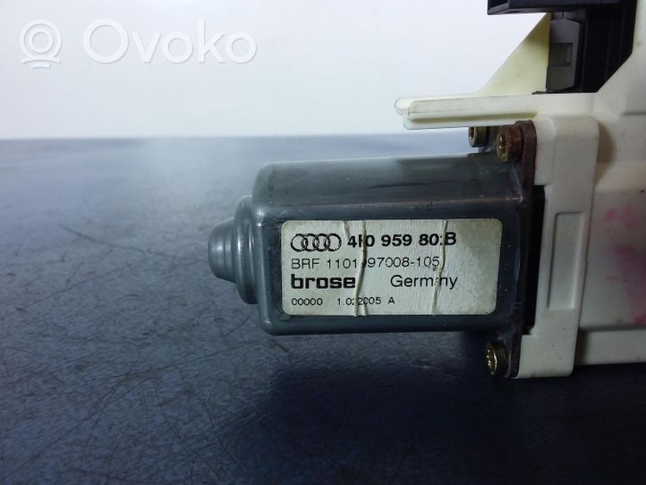 Audi A6 Allroad C5 Priekinio el. lango pakėlimo mechanizmo komplektas 4F0959802B