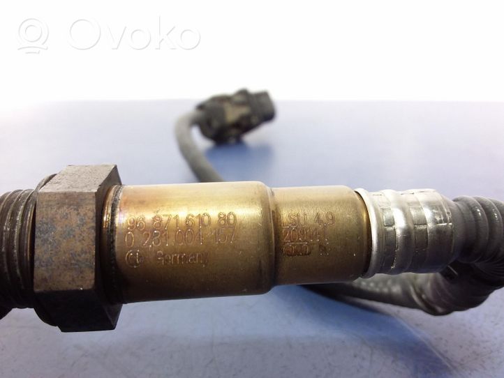 Citroen C3 Picasso Sensore della sonda Lambda 9687161080