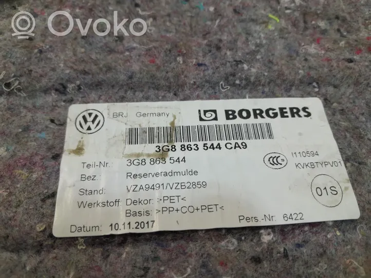 Volkswagen Arteon Wykładzina podłogowa przednia 3G8863544CA