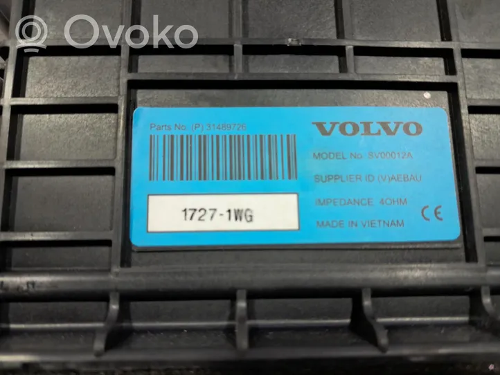 Volvo S90, V90 Subwoofer speaker 31489726