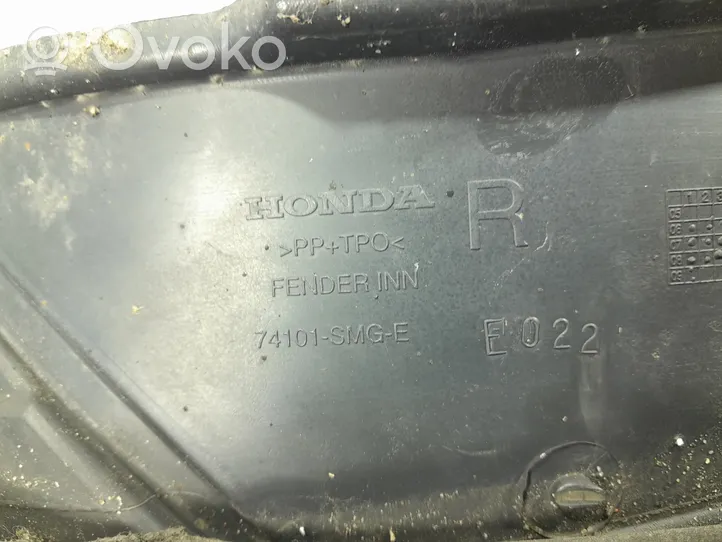 Honda Civic Pare-boue passage de roue avant 74101-SMG-E022