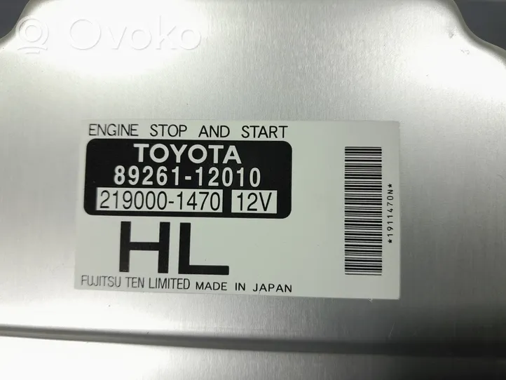 Toyota Auris 150 Altre centraline/moduli 89261-12010