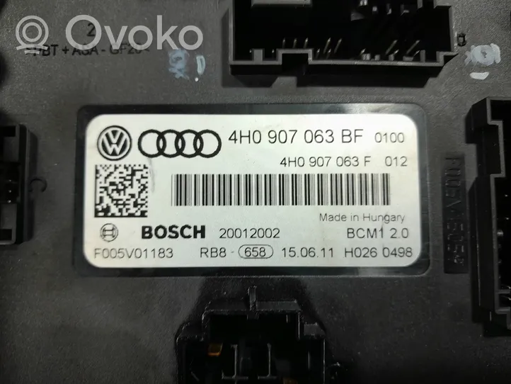 Audi A6 S6 C7 4G Mukavuusmoduuli 4H0907063BF