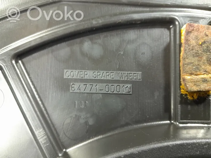 Toyota Yaris Apatinis, bagažinės šono, apdailos skydas 64771-0D011