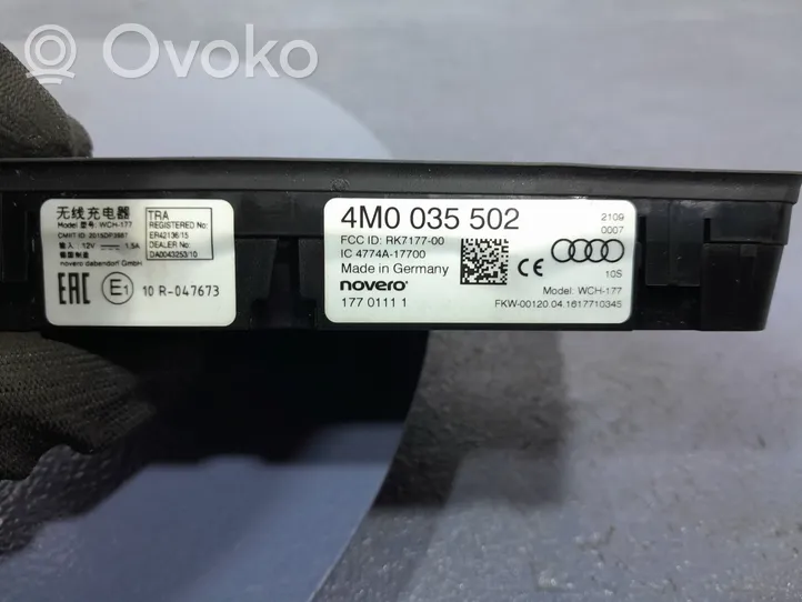 Audi Q7 4M Autres unités de commande / modules 4M0035502