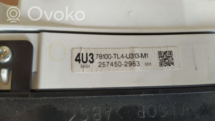 Honda Accord Compteur de vitesse tableau de bord 78100TL4U313M1