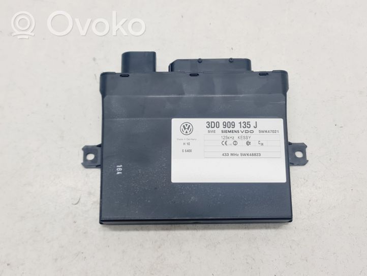 Volkswagen Touareg I Door central lock control unit/module 3D0909135J