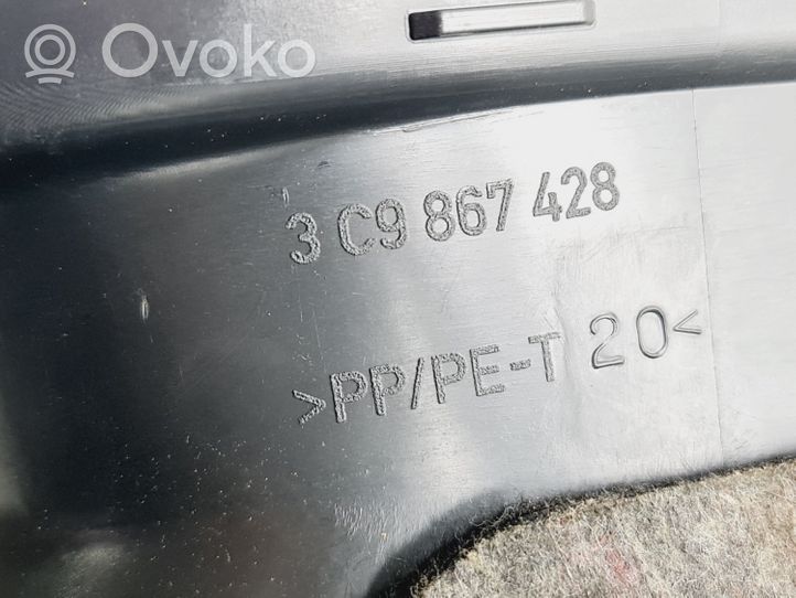 Volkswagen PASSAT B6 Tavaratilan sivuverhoilu 3C9867428