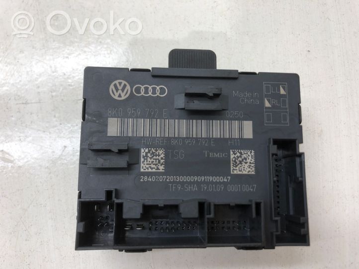 Audi A5 8T 8F Durų elektronikos valdymo blokas 8K0959792E