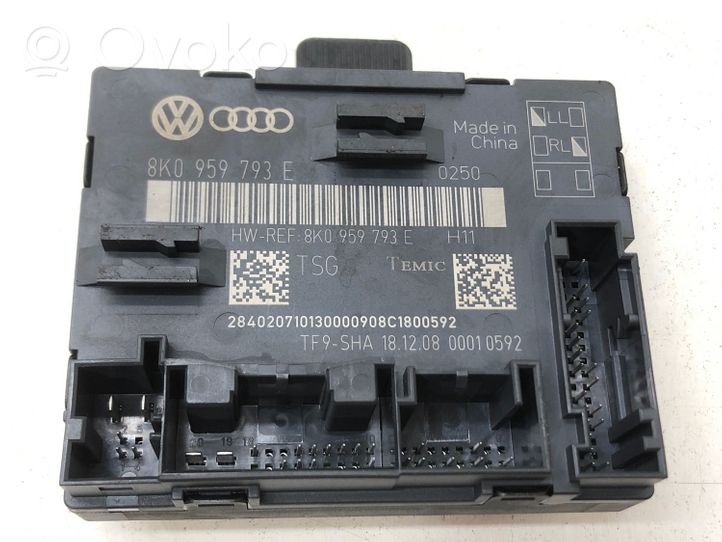 Audi A5 8T 8F Durų elektronikos valdymo blokas 8K0959793E