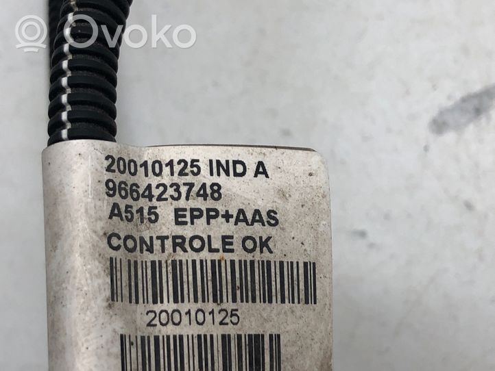 Citroen C3 Wiązka przewodów czujnika parkowania PDC 966423748